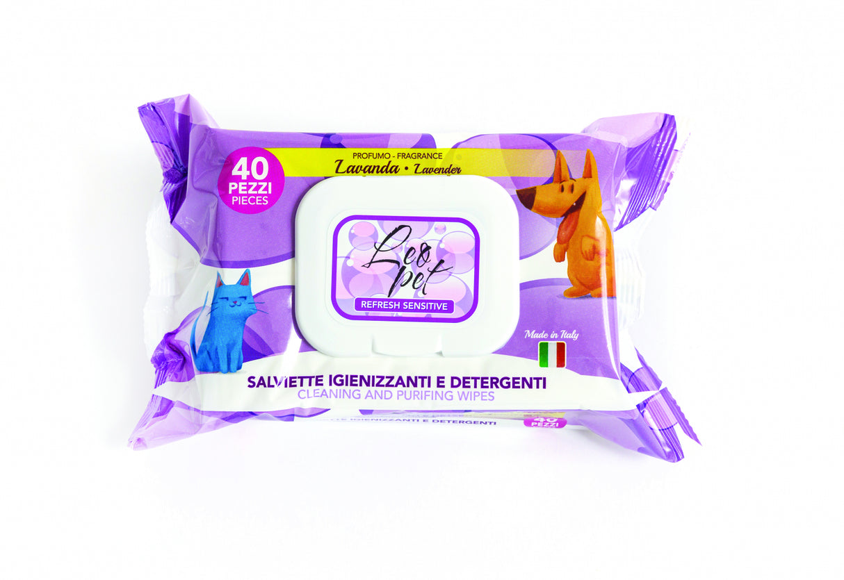 Leopet Servetele Umede cu Lavanda pentru Animale de Companie