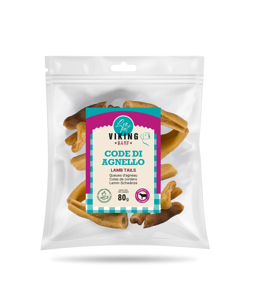 Leopet Viking Barf Lamb Tails 80 Gr