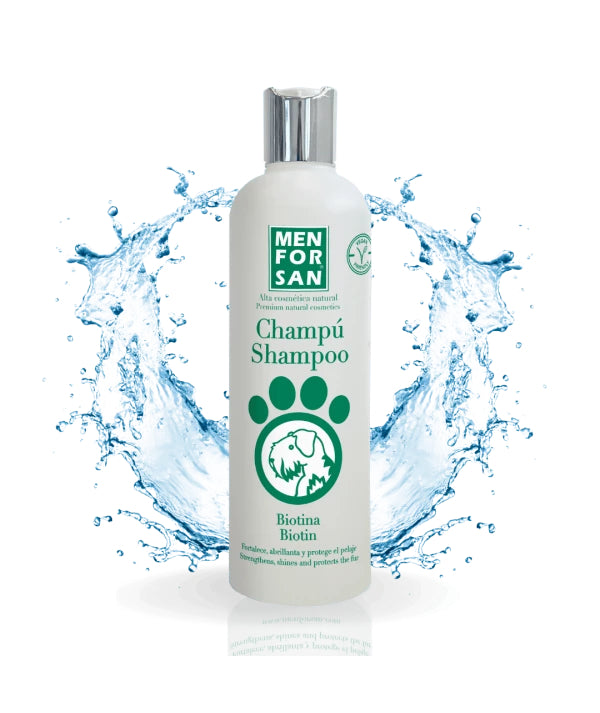 Menforsan Menforsan Sampon cu Biotina (Vitamina B) pentru Caini 300 ML - imagine 1