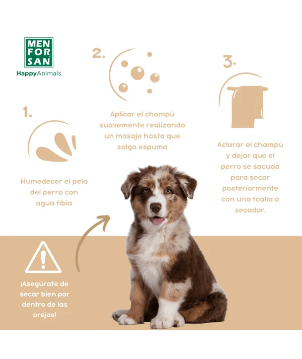 Menforsan Menforsan Sampon Ecologic Delicat pentru Caini 300 ML - imagine 2