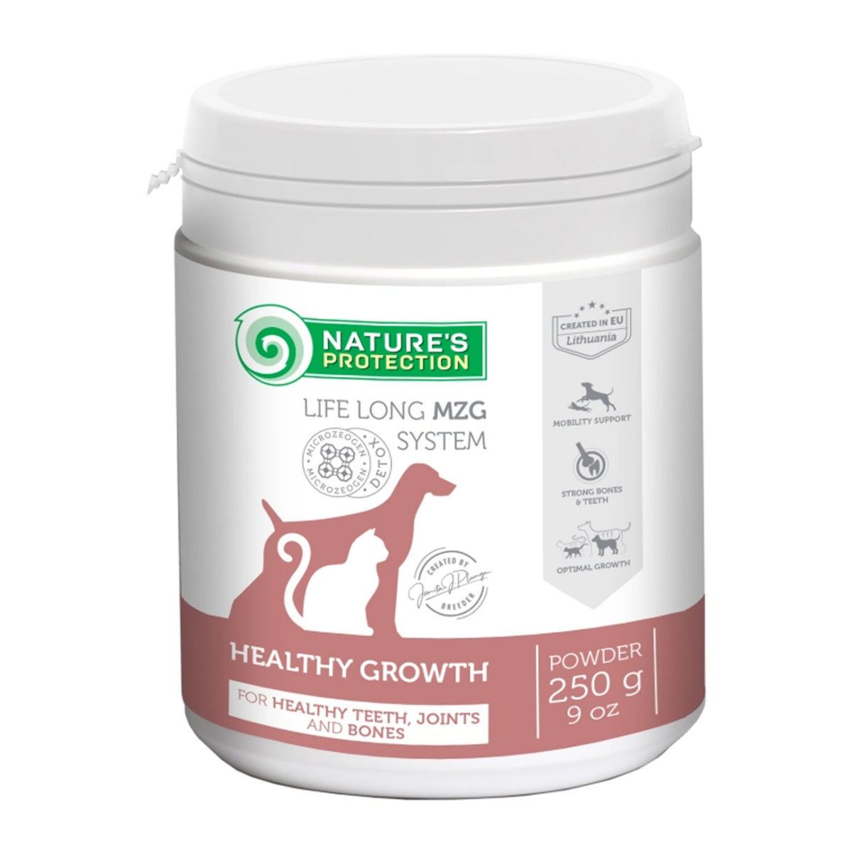 Nature's Protection Nature's Protection Healthy Growth Formula, Dogs and Cats, Teeth, Joints&Bones 250G - imagine 1