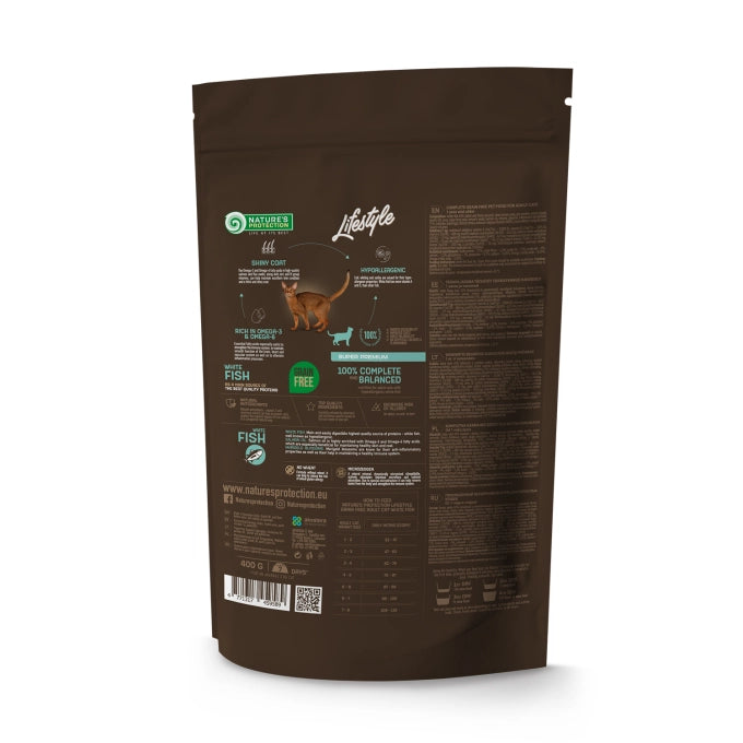 Nature's Protection Lifestyle Grain Free Adult Cat White Fish