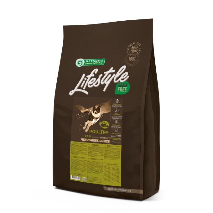 Nature's Protection Lifestyle Nature's Protection Lifestyle Grain Free Adult Dog All Breed cu Carne de Pasare - imagine 1