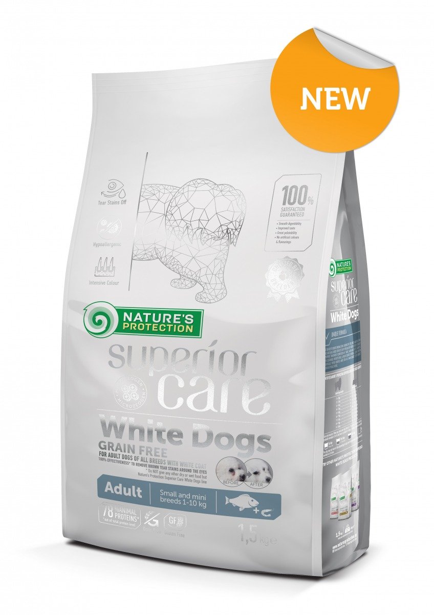 Superior Care White Dogs Grain Free White Fish Adult Small&Mini Breeds
