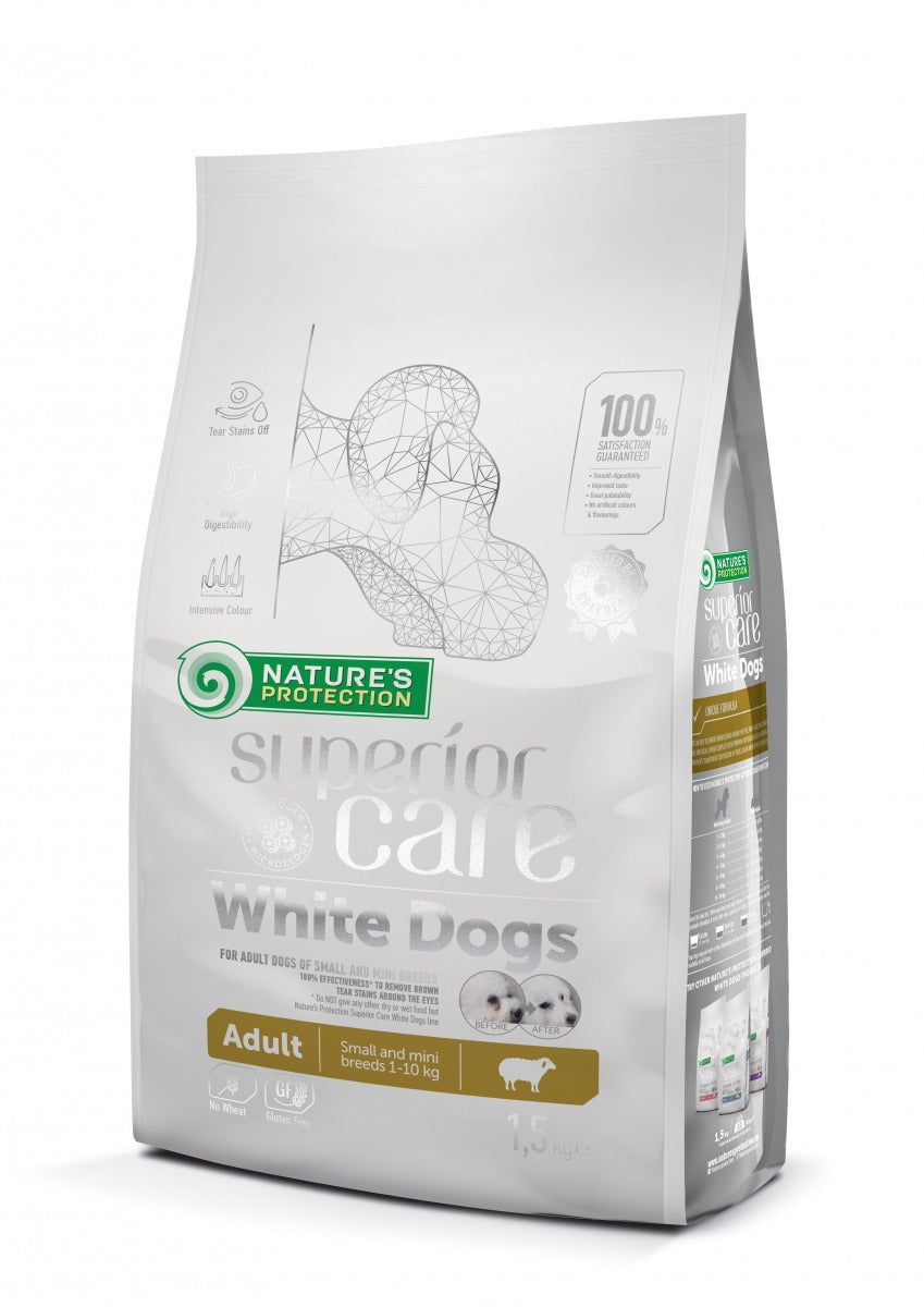 Nature's Protection Superior Care Superior Care White Dogs Small&Mini Breeds Adult cu Miel - imagine 1
