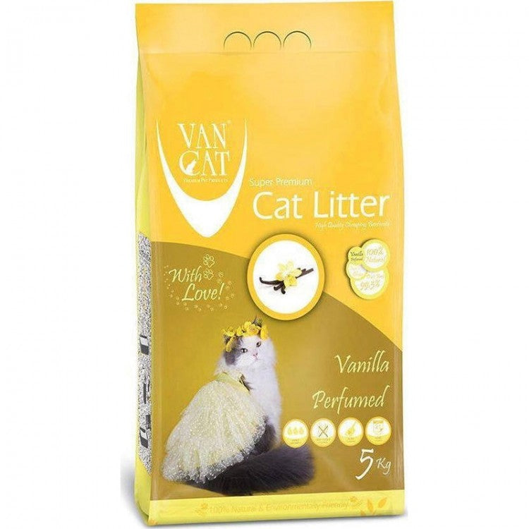 VanCat Nisip Igienic Pisici VanCat Vanilla Compact 5 Kg