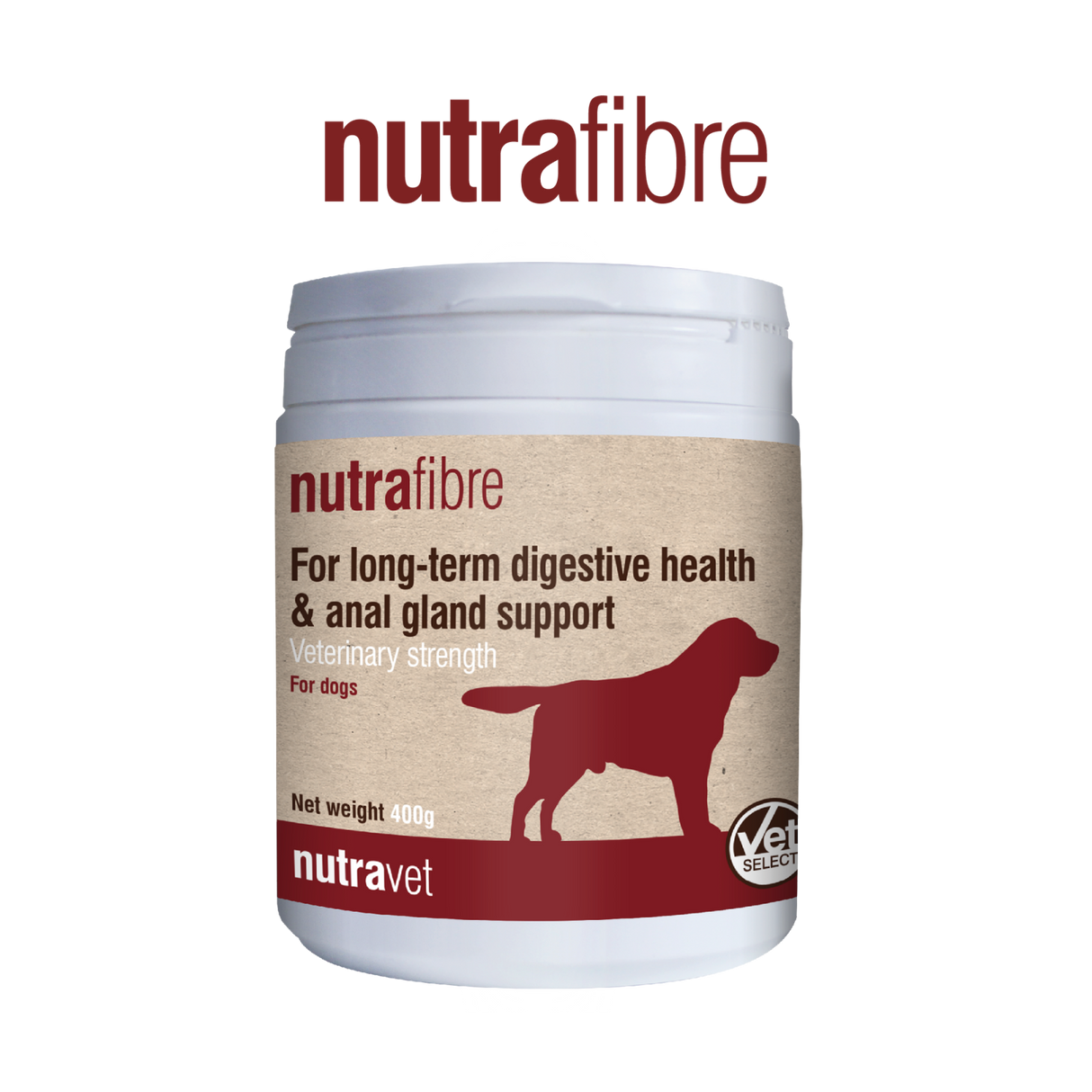 Nutravet Nutravet Nutrafibre pentru Caini 400 Gr