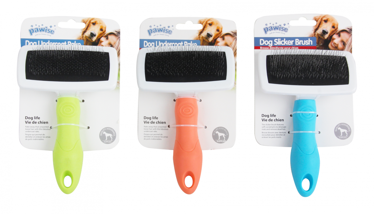 Pawise Perie cu Dinti Metalici pentru Caini si Pisici