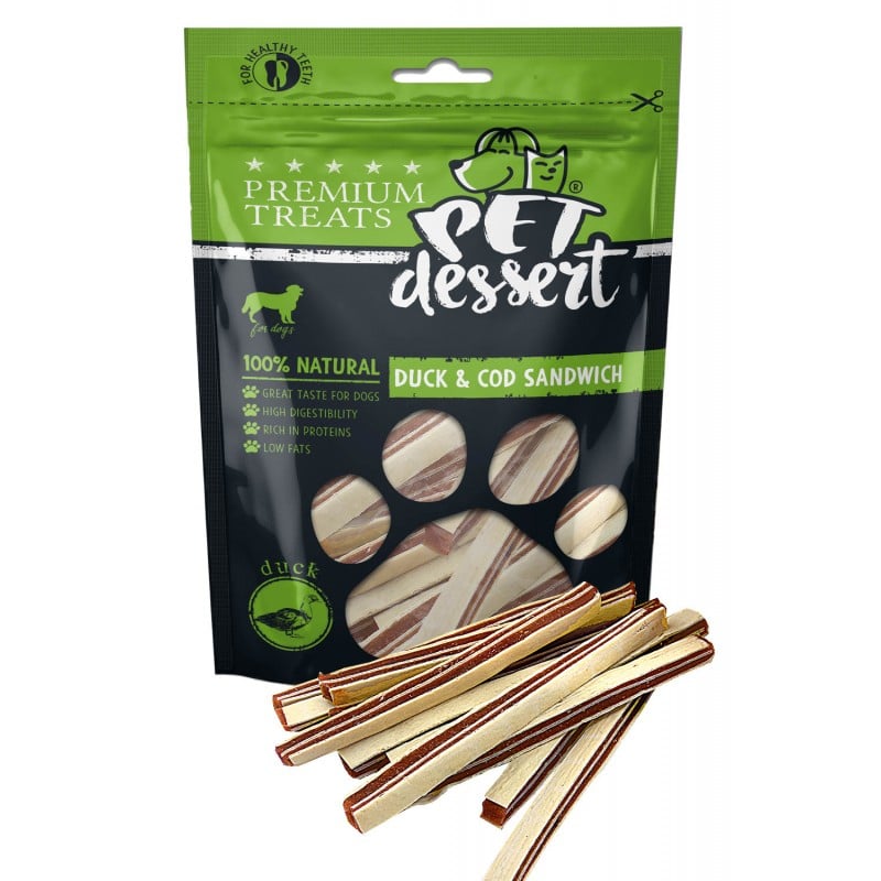 Pet's Desert Dog Duck&Cod Sandwich LSD-14