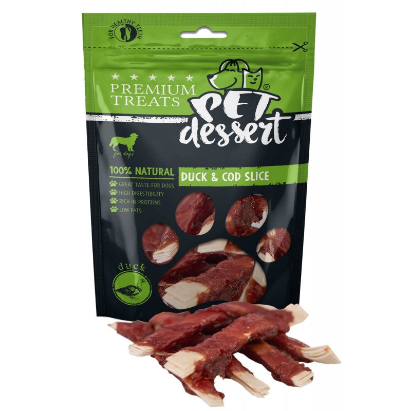 Pet's Desert Dog Duck&Cod Slice LSD-12