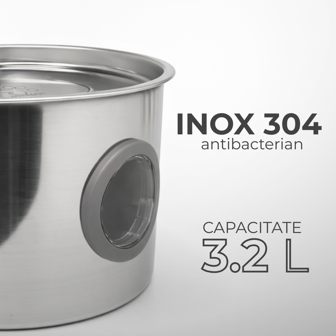 Petson Fantana AquaPet Steel pentru Caini si Pisici