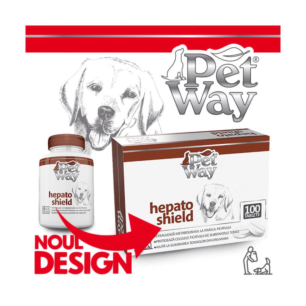 PetWay Petway Hepato Shield - 100 Tablete - imagine 2