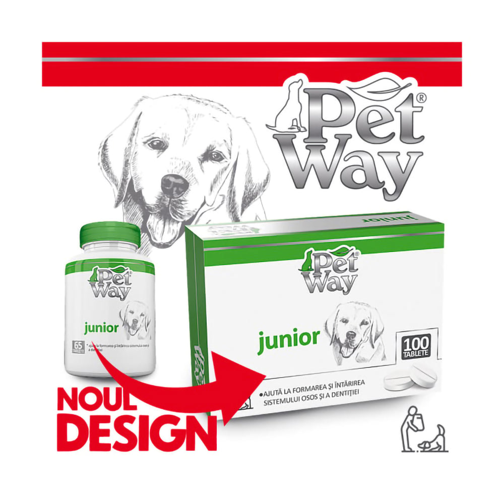 PetWay Petway Junior - 100 Tablete - imagine 2