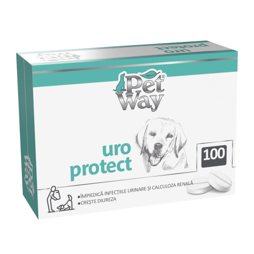 PetWay Petway Uroprotect - 100 Tablete - imagine 1