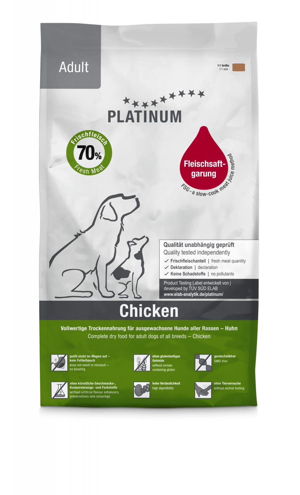 Platinum Platinum Dog Adult Talie Medie si Mare cu Pui - imagine 1