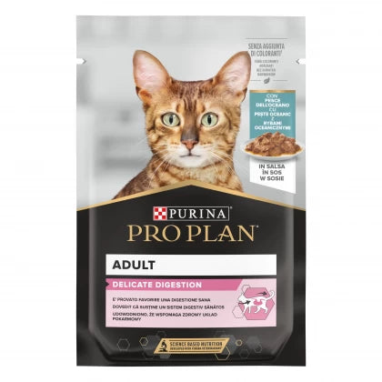 Pro Plan Pro Plan Cat Adult Delicate cu Peste Oceanic Plic 85 Gr