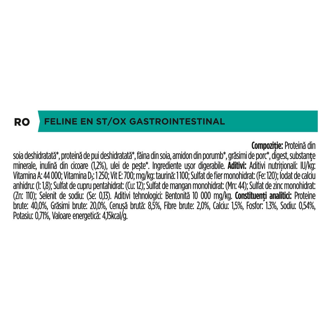 Pro Plan Pro Plan Cat Veterinary Diets EN Gastrointestinal 5 Kg - imagine 3