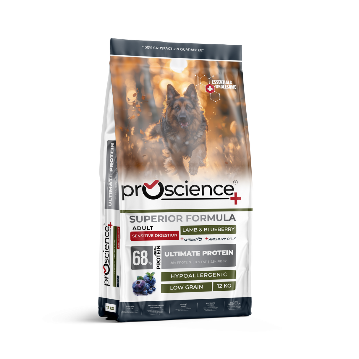 Pro Science Pro Science Dog Adult Sensitive Digestion cu Miel si Afine