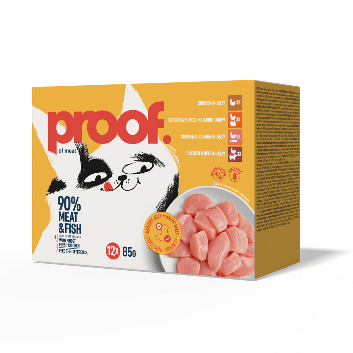 Proof Multipack Multiflavor Hrana Umeda pentru Pisici 12x85 Gr