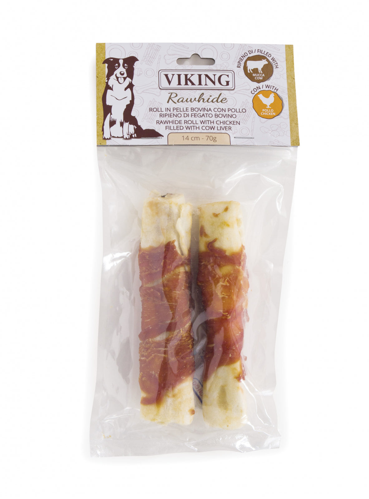 Leopet Recompense Viking Roll din Piele cu Maduva 14cm 2 buc