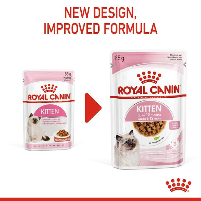 Royal Canin Royal Canin Kitten In Gravy Plic 85 G - imagine 3