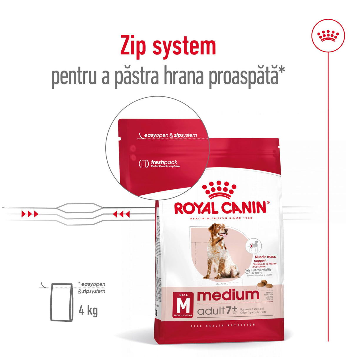 Royal Canin Royal Canin Medium Adult 7+ - imagine 2
