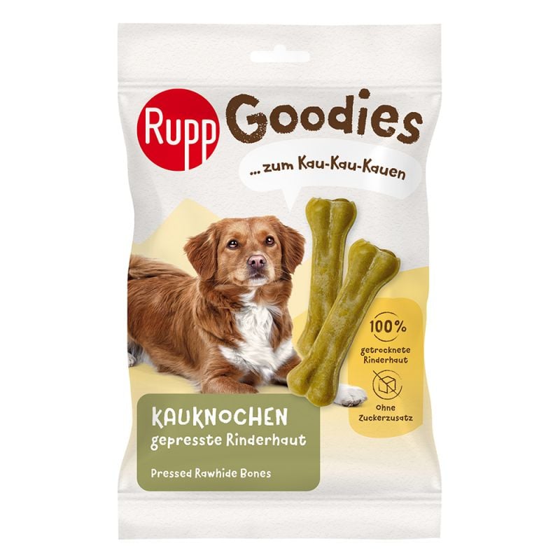 Rupp Dog Pressed Rawhide Bones (os presat) 3 buc