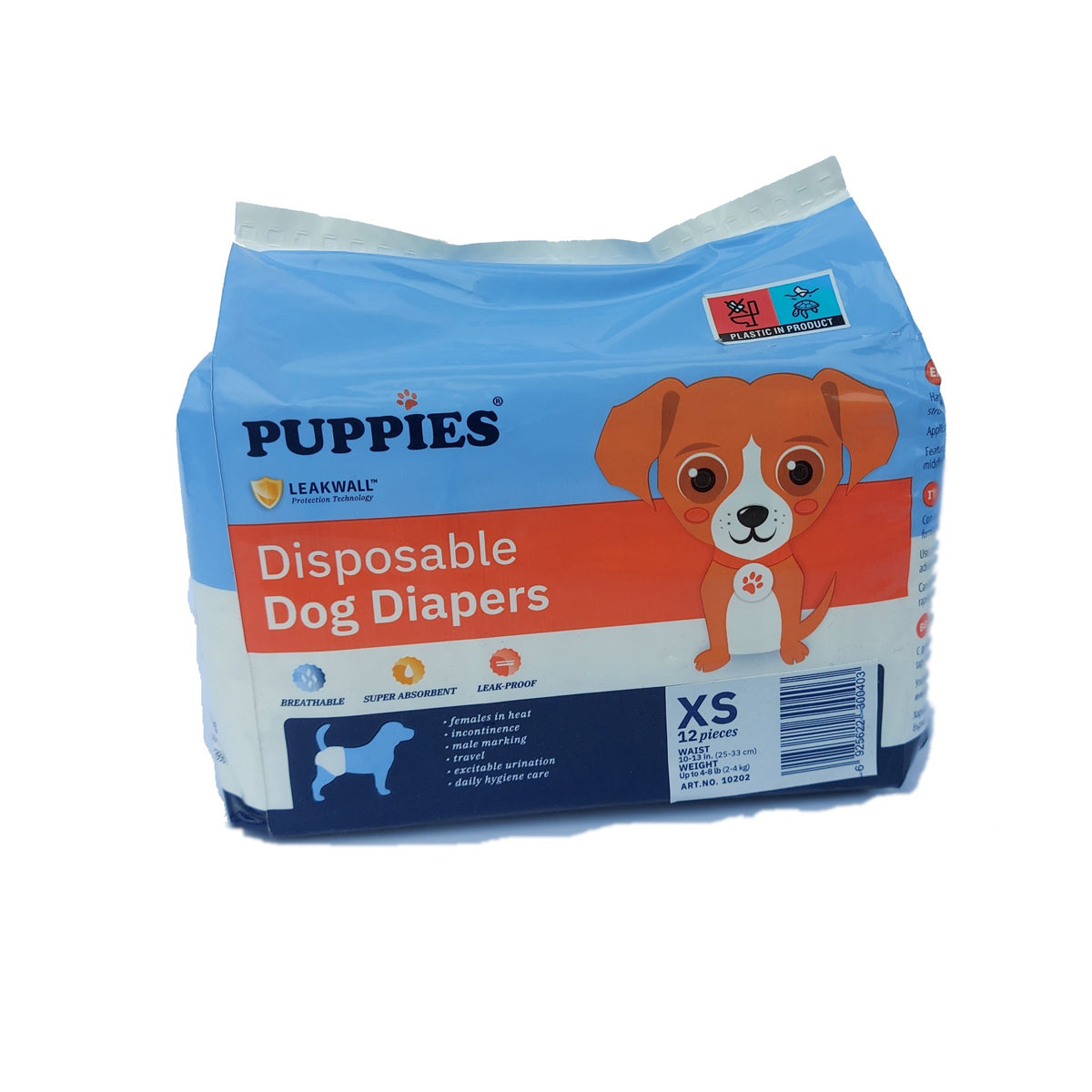 Puppies Scutece pentru Caini Unica Folosinta Puppies - imagine 1
