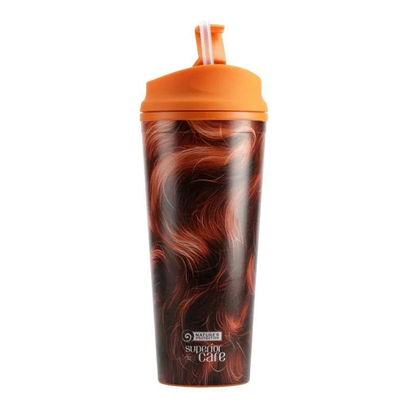 Superior Care Pahar cu Pai si Ilustratie Blanita Rosie 710 ML