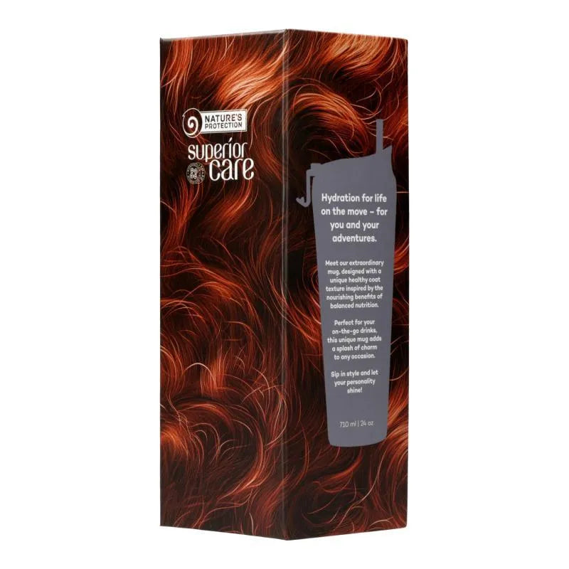 Superior Care Pahar cu Pai si Ilustratie Blanita Rosie 710 ML