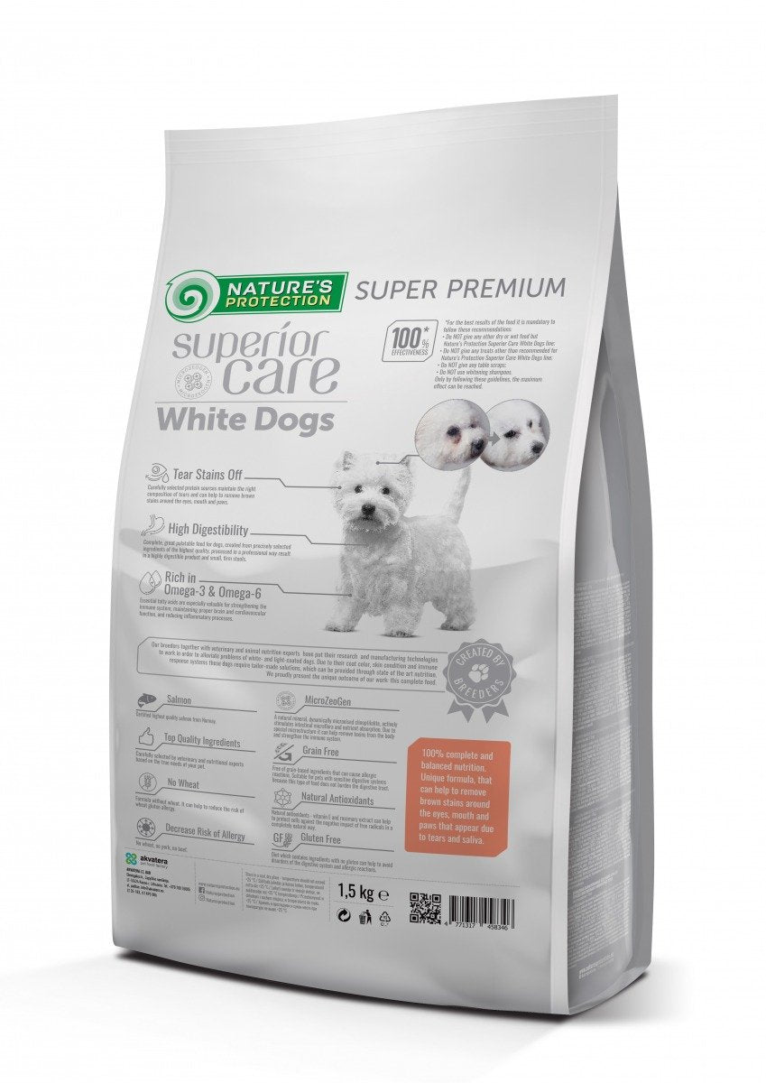 Superior Care White Dogs Grain Free Salmon Adult Small&Mini Breeds