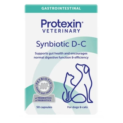 Protexin Vet Synbiotic D-C Caini/Pisici 50 Capsule - imagine 1