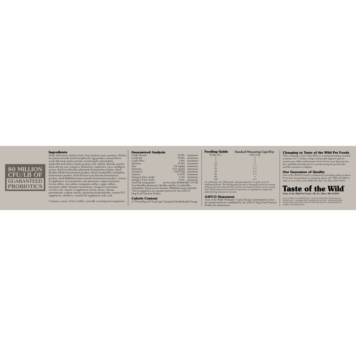 Taste of the Wild Taste of the Wild Wetlands Dog - imagine 3