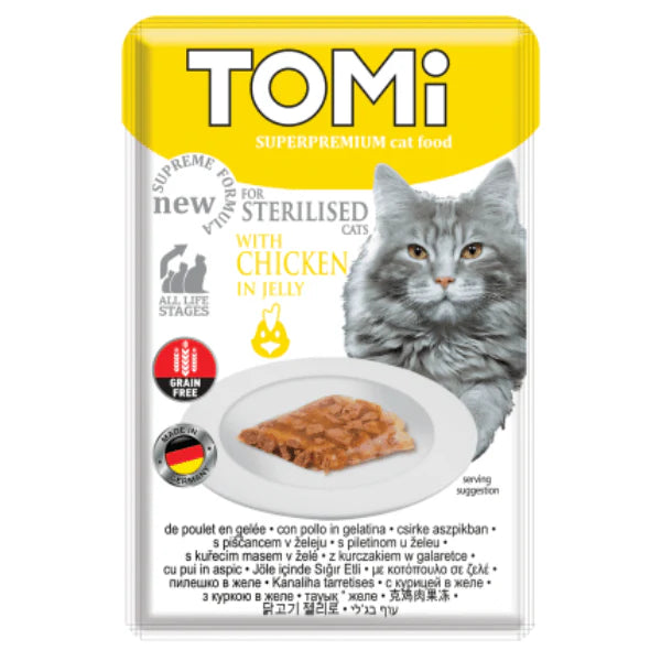 Tomi Tomi Cat Adult Pui Plic pentru Sterilizata