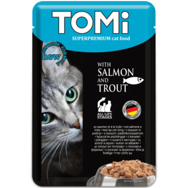 Tomi Tomi Cat Adult Somon Si Pastrav Plic