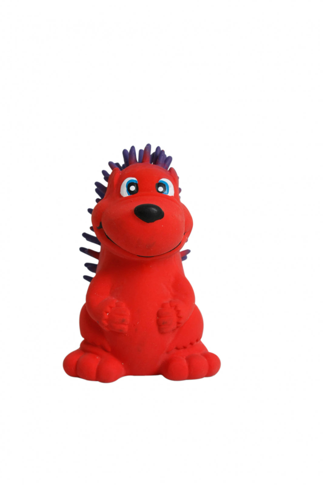 TOY1685 Jucarie arici din latex; 7.5 cm; Rosu