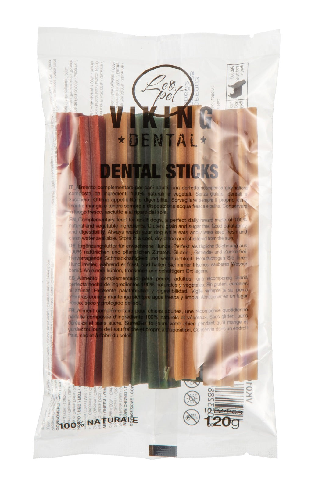 Leopet Viking Dental Stick Recompense pe Baza de Plante pentru Caini 120 Gr - imagine 2