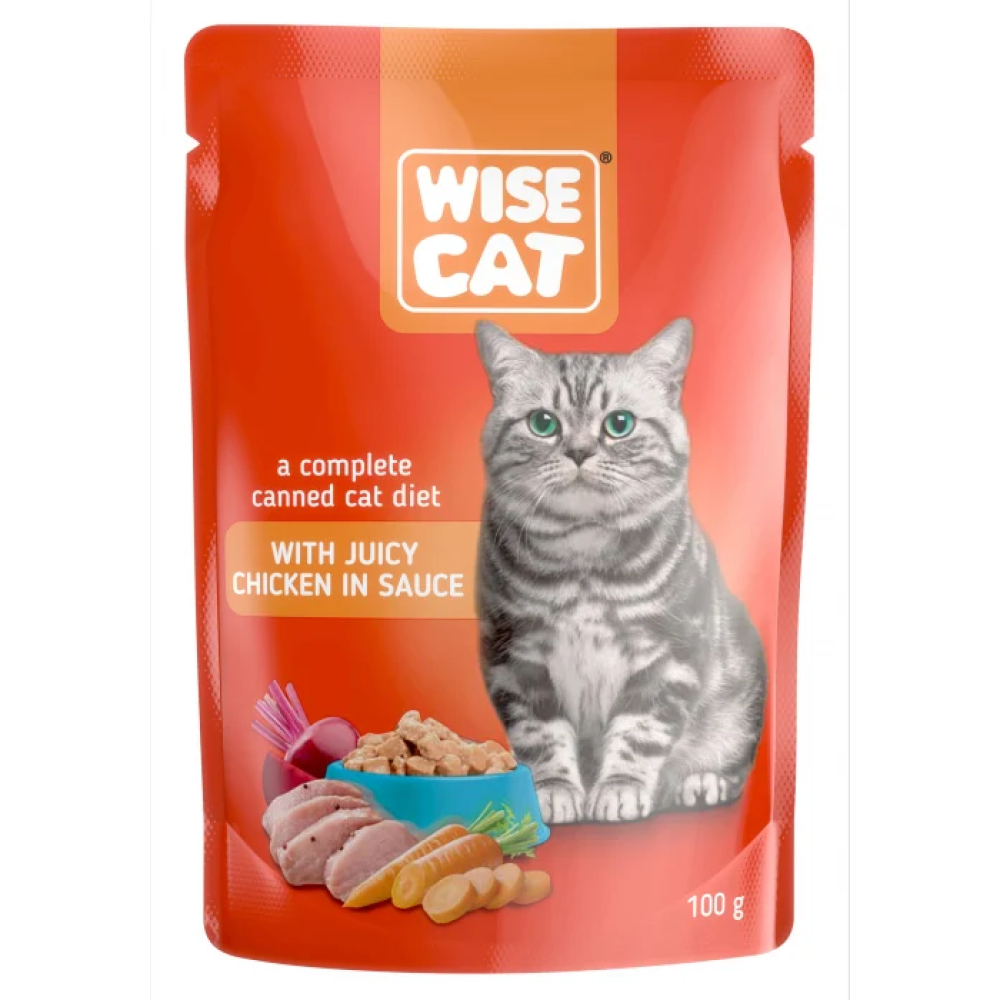 Wise Wise Cat Plic cu Pui si Legume in Jeleu