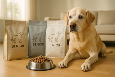 Cum alegi hrana potrivita pentru un caine senior