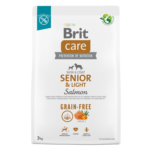 Brit Care Grain-free Senior and Light Somon si Cartofi