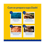 Inaba Ciao Dashi – etapele de preparare a supei dashi