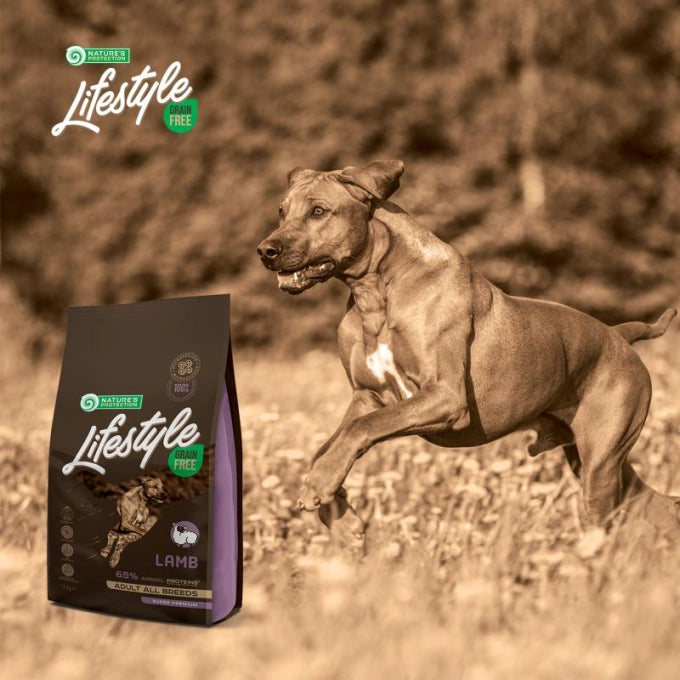 Nature's Protection Lifestyle Grain Free Adult All Breed cu Miel