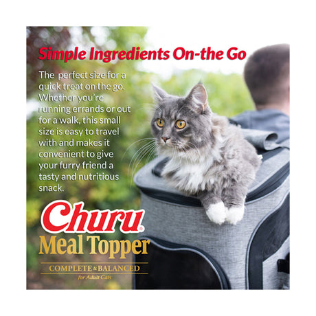 Churu Meal Topper Chicken Variety Recompensa Cremoasa Reteta cu Pui si Branza