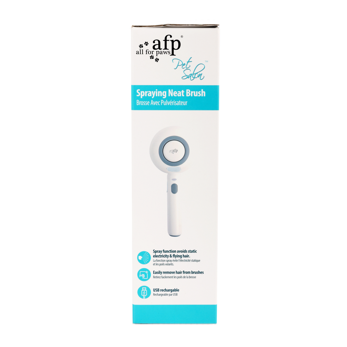 All for Paws Pet Salon Perie cu Spray pentru Caini