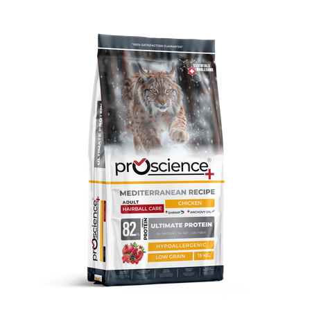 Pro Science Adult Cat Hairball Care cu Pui