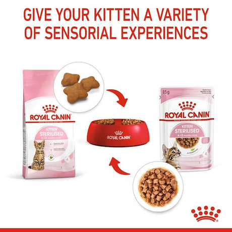 Royal Canin Kitten Sterilised in Gravy Plic 85 G