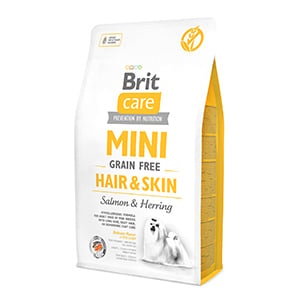 Brit Care Mini Grain Free Hair and Skin Somon si Hering