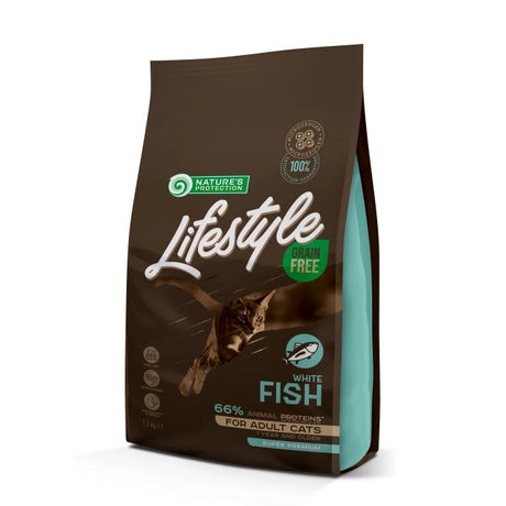 Nature's Protection Lifestyle Grain Free Adult Cat White Fish