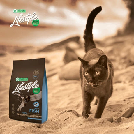 Nature's Protection Lifestyle Grain Free Sterilised Cat with White Fish