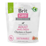 Brit Care Dog Sustainable Adult Small Breed cu Pui si Insecte